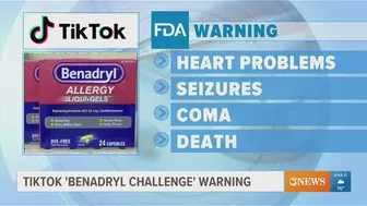 Family sends warning message after boy dies trying TikTok's 'Benadryl Challenge'