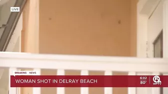 Grandmother, 77, shot while on Delray Beach balcony