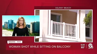 Grandmother, 77, shot while on Delray Beach balcony