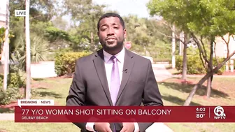 Woman, 77, shot on balcony in Delray Beach