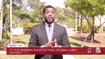 Woman, 77, shot on balcony in Delray Beach