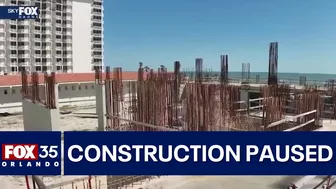 Construction stopped on massive Daytona Beach condo