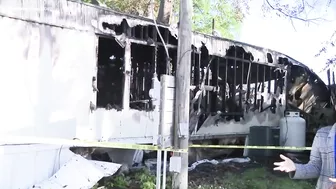 Eight people displaced after mobile home fire in Virginia Beach