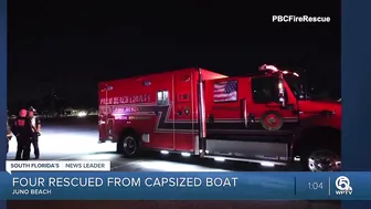 4 people in sinking boat rescued off Juno Beach