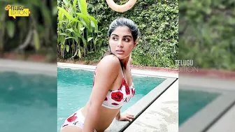 Hot Actress Samyuktha Menon Highly Attractive Looks In Bikini | Samyuktha In Bikini Swimming Pool