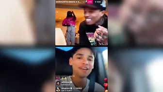 Gervonta Davis & Ryan Garcia TRASH TALKING on Instagram Live!