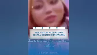 RIZKY Billar Merasa Diteror Gegara Konten Instagram