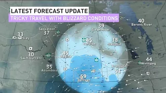 Dangerous Travel Ahead As Blizzard-like Conditions Target The Prairies