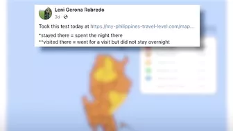 Software engineer reveals AI helped develop 'My Philippines Travel Level Map'