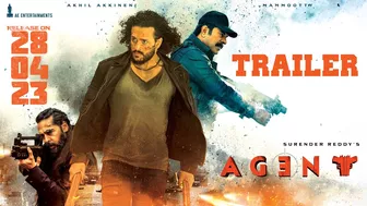 AGENT Trailer | Akhil Akkineni | Mammootty | Surender Reddy | Anil Sunkara