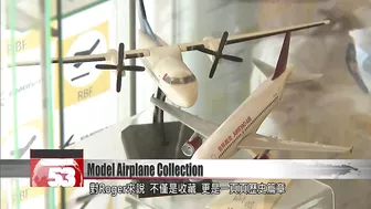 Model airplane collection sheds light on world events