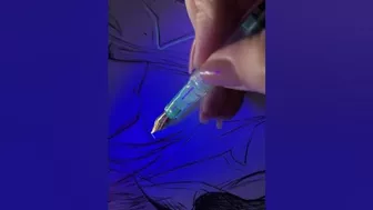 ✨???? Drawing creative anime with light Makima #shorts #drawsoeasyanime