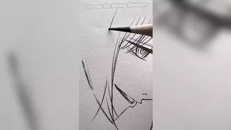 ✨???? Drawing creative anime with light Makima #shorts #drawsoeasyanime