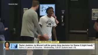 Woj's update on Ja Morant's status for Game 2 | NBA Today