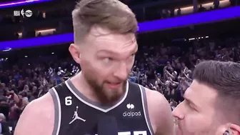 Domantas Sabonis Talks Draymond Incident, Game 2 Win, Postgame Interview