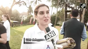 G20 delegates take part in yoga session during ‘2nd G20 Health Working Group meeting’ in Goa