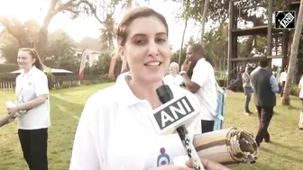 G20 delegates take part in yoga session during ‘2nd G20 Health Working Group meeting’ in Goa