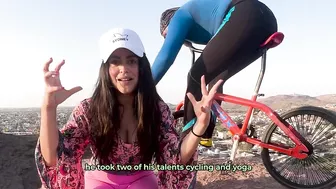 BMX DADU INDIA | 75-YEARS-OLD PERFORMS YOGA ON BMX CYCLE AT THE TOP OF 500-FT HIGH MOUNTAIN #myindia