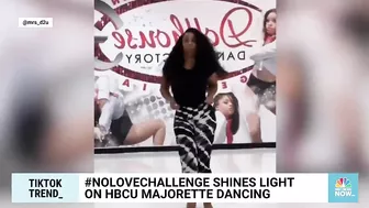 TikTok’s ‘No Love Challenge’ shines a light on HBCU majorette dancing