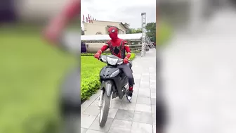 karate Spider Man rescues Spider Girl ???? #shorts TikTok