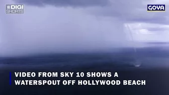 Waterspout spotted off Hollywood Beach