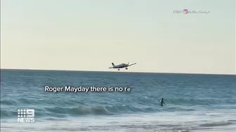 Mum and son recount plane crash into ocean at WA beach | 9 News Australia