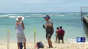 ‘Find another beach to recreate at’: Officials say of Kaimana Beach