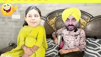 Instagram ਤੇ ਭਾਬੀ???? ਭਗਵੰਤ ਮਾਨ ਦਾ ਤਲਾਕ???? bhagwant maan his wife most funny video part 6???? Punjabi fun