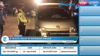 Travel Gelap Masih Marak, Aparat Gabungan Razia 8 Travel di Sukabumi yang Bawa Penumpang Mudik