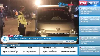 Travel Gelap Masih Marak, Aparat Gabungan Razia 8 Travel di Sukabumi yang Bawa Penumpang Mudik