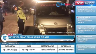 Travel Gelap Masih Marak, Aparat Gabungan Razia 8 Travel di Sukabumi yang Bawa Penumpang Mudik