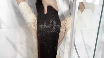 Look at it! How long does it take to wash 270 cm of hair (PREVIEW)