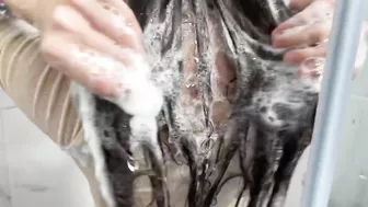 Look at it! How long does it take to wash 270 cm of hair (PREVIEW)