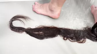 Look at it! How long does it take to wash 270 cm of hair (PREVIEW)