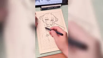 Sketching Genshin Impact so cute #drawsoeasyanime #shorts #shortstrending #shortsviral #anime