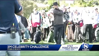 Bill Murray and Clint Eastwood face off at 3M Celebrity Challenge