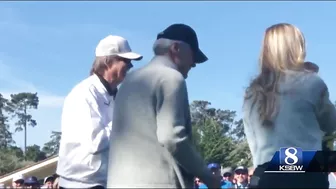 Bill Murray and Clint Eastwood face off at 3M Celebrity Challenge