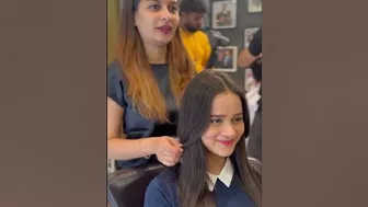 New haircut of celebrity Actor Madhura Joshi by The House Of Hair