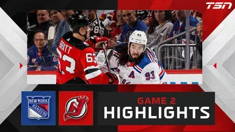 HIGHLIGHTS: Game 2 - New York Rangers vs. New Jersey Devils