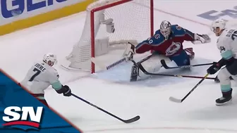 Avalanche's Alexandar Georgiev Stretches Out To Keep Game Tied With Unbelievable, 3-On-1 Save