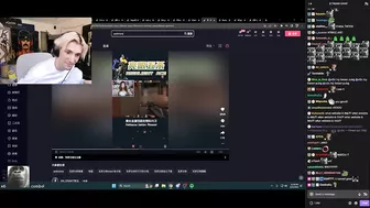 xQc search Pokimane on Chinese TikTok