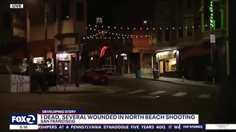 1 dead, 4 wounded in shooting outside of a North Beach strip club