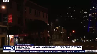 1 dead, 4 wounded in shooting outside of a North Beach strip club