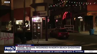 1 dead, 4 wounded in shooting outside of a North Beach strip club