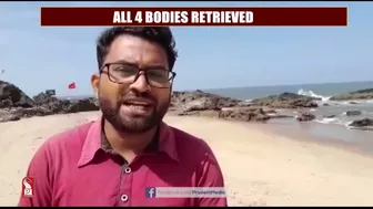 WAVES KNOCK 4 YOUTH CLICKING SELFIES INTO SEA IN QUERIM BEACH, 4 DIE