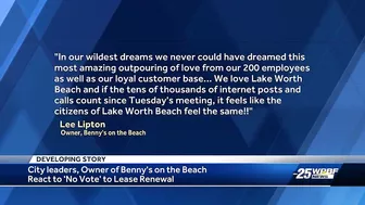 Commissioner who voted against Benny's on the Beach lease renewal 'open to continued negotiations'