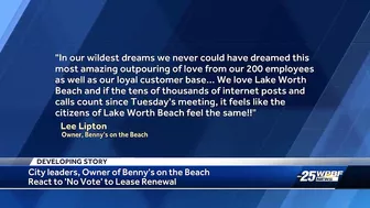 Commissioner who voted against Benny's on the Beach lease renewal 'open to continued negotiations'