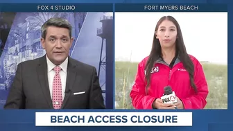 Fort Myers Beach closures due to emergency berm project