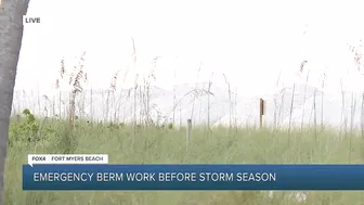 Fort Myers Beach closures due to emergency berm project