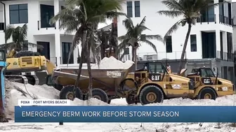 Fort Myers Beach closures due to emergency berm project